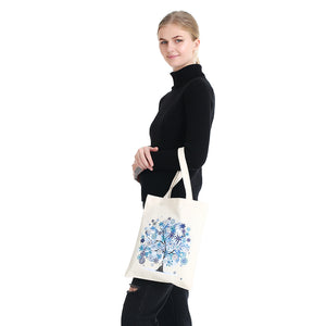 DIY Diamond Painting Handbag Reusable Shoulder Shopping Tote (BB004 Winter)