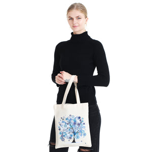 DIY Diamond Painting Handbag Reusable Shoulder Shopping Tote (BB004 Winter)