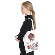 Load image into Gallery viewer, DIY Diamond Painting Handbag Reusable Shoulder Shopping Tote (BB005 Woman)
