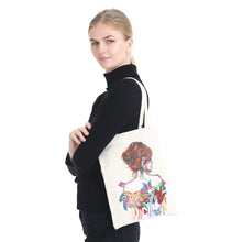 Load image into Gallery viewer, DIY Diamond Painting Handbag Reusable Shoulder Shopping Tote (BB005 Woman)
