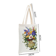 Load image into Gallery viewer, DIY Diamond Painting Handbag Reusable Shoulder Shopping Tote (BB006 Flower)
