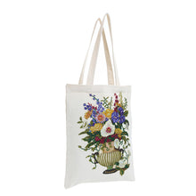 Load image into Gallery viewer, DIY Diamond Painting Handbag Reusable Shoulder Shopping Tote (BB006 Flower)
