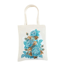 Load image into Gallery viewer, DIY Diamond Painting Handbag Reusable Shoulder Shopping Tote (BB008 Flower)
