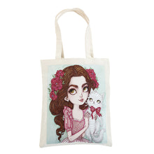 Load image into Gallery viewer, DIY Diamond Painting Handbag Reusable Shoulder Shopping Tote (BB004 Girl)
