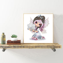 Load image into Gallery viewer, Big Eyes Doll 30x30cm(canvas) partial special shaped drill diamond painting
