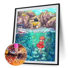 Load image into Gallery viewer, Cartoon Kids 30x40cm(canvas) full round drill diamond painting
