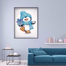 Load image into Gallery viewer, Cartoon Penguin 30x40cm(canvas) partial special shaped drill diamond painting
