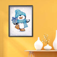 Load image into Gallery viewer, Cartoon Penguin 30x40cm(canvas) partial special shaped drill diamond painting
