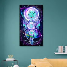 Load image into Gallery viewer, Dreamcatcher 30x60cm(canvas) partial special shaped drill diamond painting
