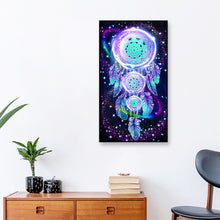 Load image into Gallery viewer, Dreamcatcher 30x60cm(canvas) partial special shaped drill diamond painting
