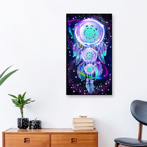 Dreamcatcher 30x60cm(canvas) partial special shaped drill diamond painting