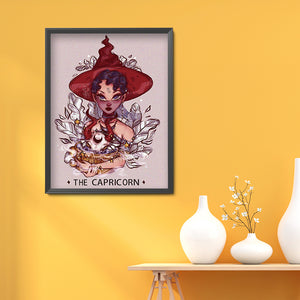 Capricorn 30x40cm(canvas) full round drill diamond painting