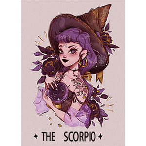 Scorpio 30x40cm(canvas) full round drill diamond painting