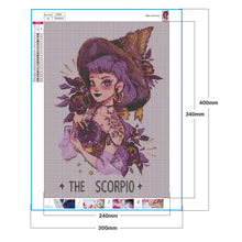 Load image into Gallery viewer, Scorpio 30x40cm(canvas) full round drill diamond painting
