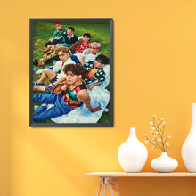 Load image into Gallery viewer, EXO 30x40cm(canvas) full round drill diamond painting
