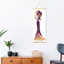 Load image into Gallery viewer, Noble Lady 20x50cm(canvas) partial special shaped drill hanging diamond painting
