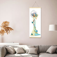 Load image into Gallery viewer, Noble Lady 20x50cm(canvas) partial special shaped drill hanging diamond painting
