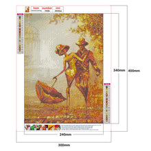 Load image into Gallery viewer, Couple Model 30x40cm(canvas) full round drill diamond painting
