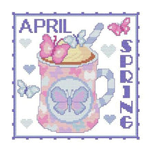 Load image into Gallery viewer, Dessert Cup 40x40cm(canvas) full round drill diamond painting
