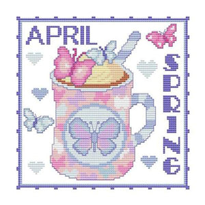 Dessert Cup 40x40cm(canvas) full round drill diamond painting