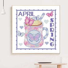 Load image into Gallery viewer, Dessert Cup 40x40cm(canvas) full round drill diamond painting
