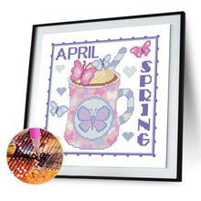 Load image into Gallery viewer, Dessert Cup 40x40cm(canvas) full round drill diamond painting
