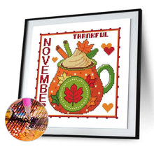Load image into Gallery viewer, Dessert Cup 40x40cm(canvas) full round drill diamond painting
