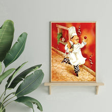 Load image into Gallery viewer, Chef Cartoon 30x40cm(canvas) full round drill diamond painting
