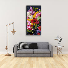 Load image into Gallery viewer, Flowers 40x80cm(canvas) full round drill diamond painting
