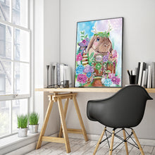 Load image into Gallery viewer, Rabbit 30x40cm(canvas) partial special shaped drill diamond painting
