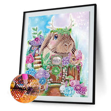 Load image into Gallery viewer, Rabbit 30x40cm(canvas) partial special shaped drill diamond painting
