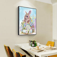 Load image into Gallery viewer, Rabbit 30x40cm(canvas) partial special shaped drill diamond painting
