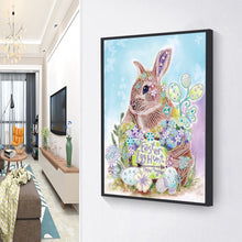 Load image into Gallery viewer, Rabbit 30x40cm(canvas) partial special shaped drill diamond painting
