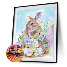 Load image into Gallery viewer, Rabbit 30x40cm(canvas) partial special shaped drill diamond painting
