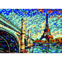 Load image into Gallery viewer, Under Iron Bridge Landscape 40x30cm(canvas) full round drill diamond painting
