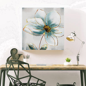 Lotus 30x30cm(canvas) full round drill diamond painting