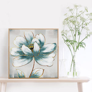 Lotus 30x30cm(canvas) full round drill diamond painting