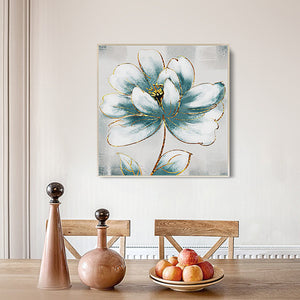 Lotus 30x30cm(canvas) full round drill diamond painting