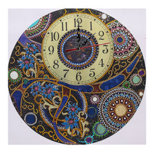 Load image into Gallery viewer, DIY Rhinestone Clock Part Drill Special Shaped Diamond Mosaic Painting Kit
