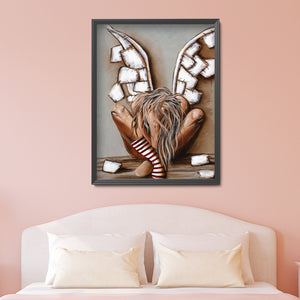 Angel Fairy 30x40cm(canvas) full round drill diamond painting