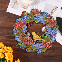 Load image into Gallery viewer, DIY Diamond Painting Wreath Handmade 5D Rhinestone Garland (WXQ045 Bird 1)
