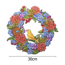 Load image into Gallery viewer, DIY Diamond Painting Wreath Handmade 5D Rhinestone Garland (WXQ045 Bird 1)
