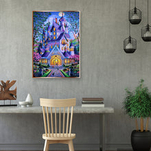 Load image into Gallery viewer, Purple Castle Villa 30x40cm(canvas) full round drill diamond painting
