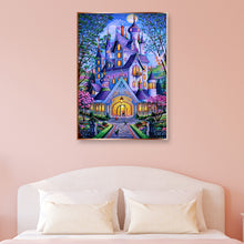 Load image into Gallery viewer, Purple Castle Villa 30x40cm(canvas) full round drill diamond painting
