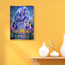 Load image into Gallery viewer, Purple Castle Villa 30x40cm(canvas) full round drill diamond painting
