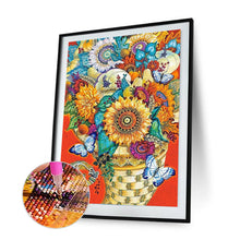 Load image into Gallery viewer, Sunflower Bouquet 30x40cm(canvas) full round drill diamond painting
