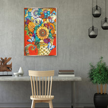 Load image into Gallery viewer, Sunflower Bouquet 30x40cm(canvas) full round drill diamond painting
