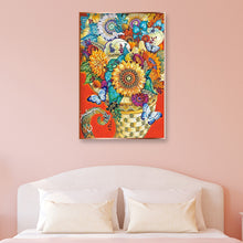 Load image into Gallery viewer, Sunflower Bouquet 30x40cm(canvas) full round drill diamond painting
