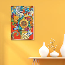 Load image into Gallery viewer, Sunflower Bouquet 30x40cm(canvas) full round drill diamond painting
