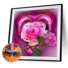 Load image into Gallery viewer, Love Heart 30x30cm(canvas) full round drill diamond painting
